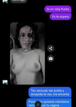 Tati pendeja putita se filtra el chat con su novio 21