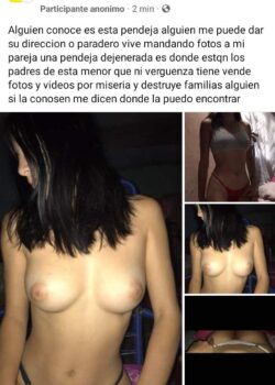 Pendejita de Formosa funada por trola 19
